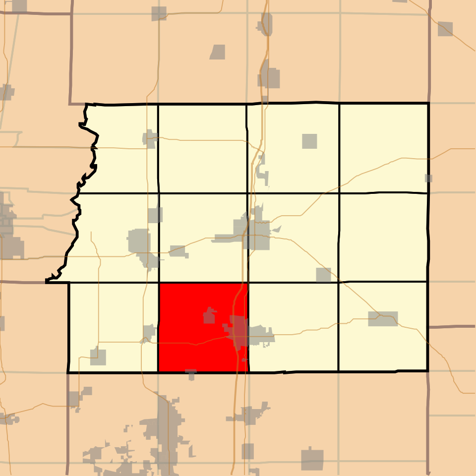 Locator map of Denning
