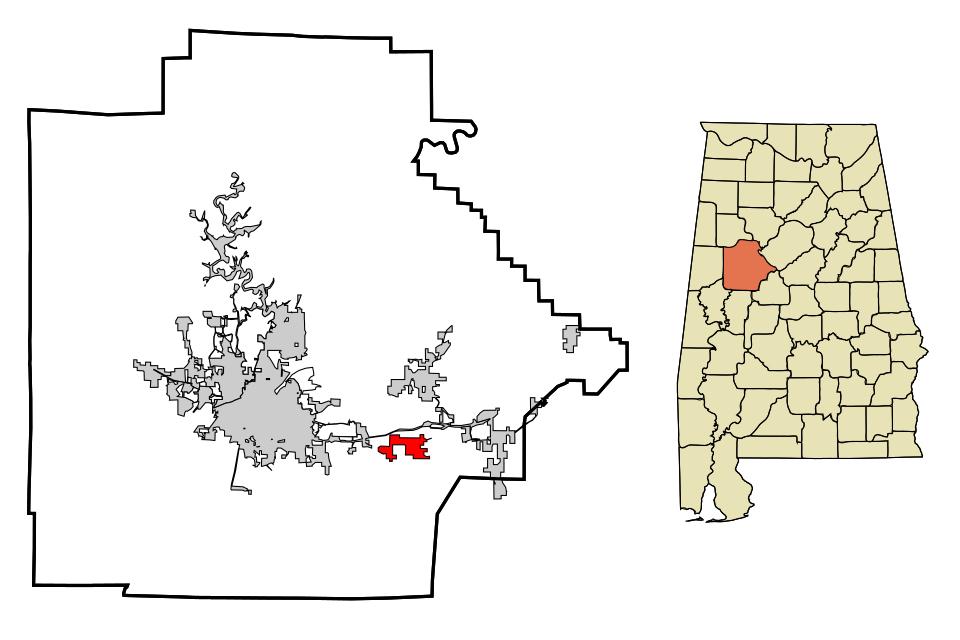 Locator map of Coaling