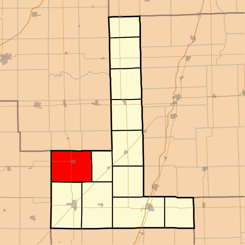 Locator map of Sullivant