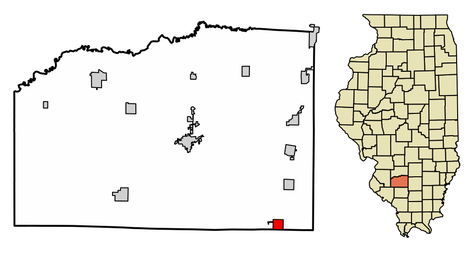 Locator map of Du Bois