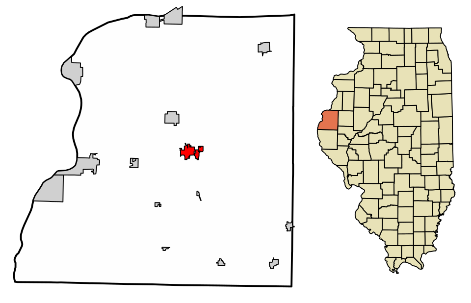 Locator map of Carthage