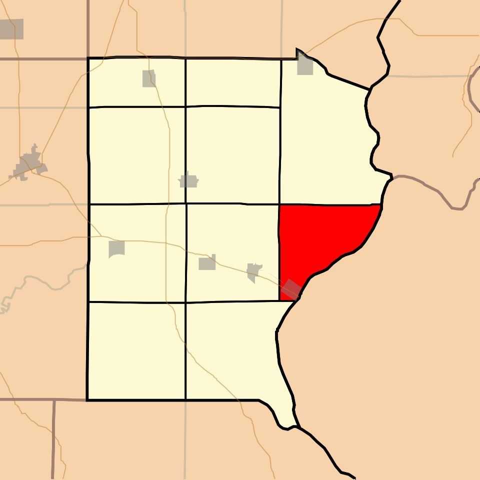 Locator map of Shawnee