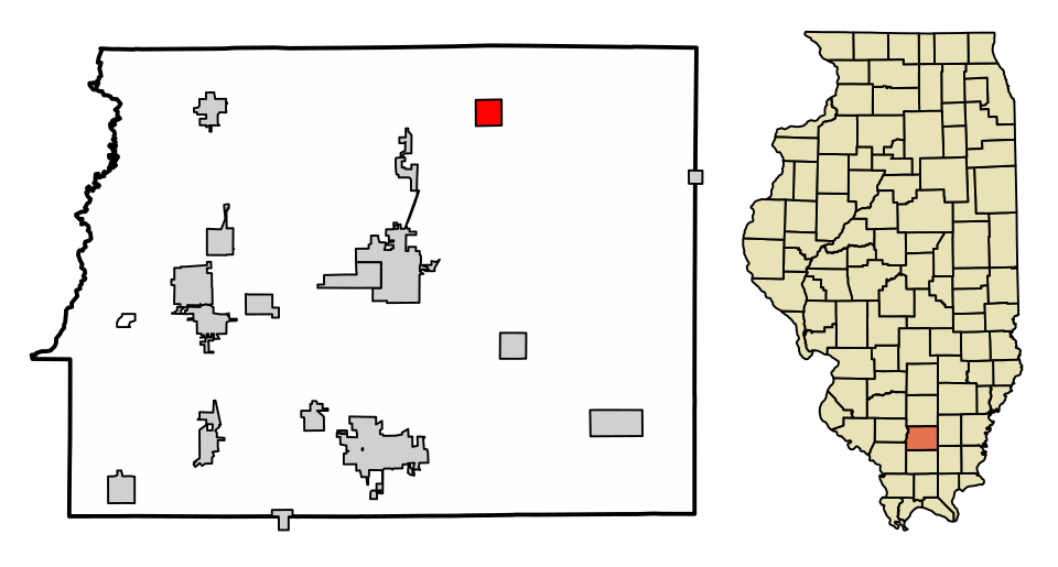 Locator map of Ewing