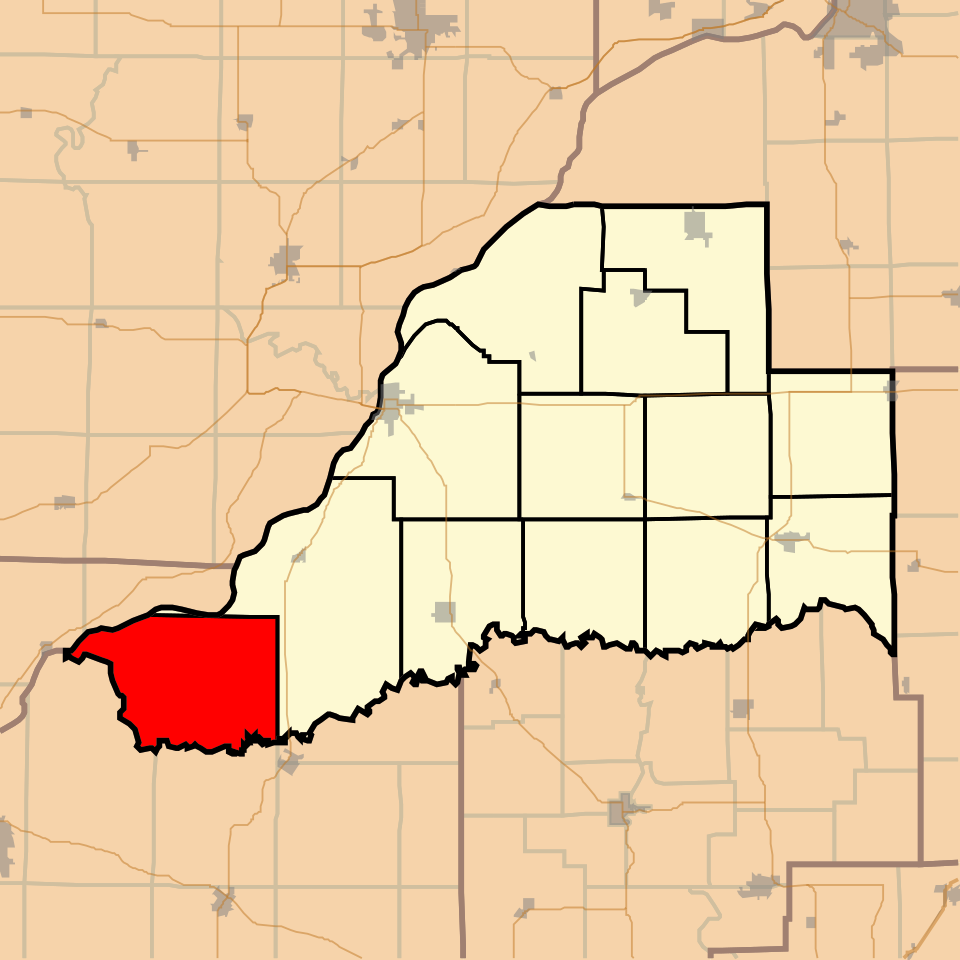 Locator map of Lynchburg