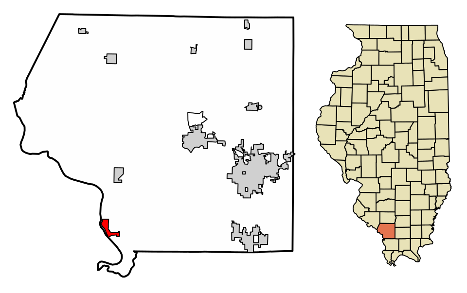 Locator map of Grand Tower