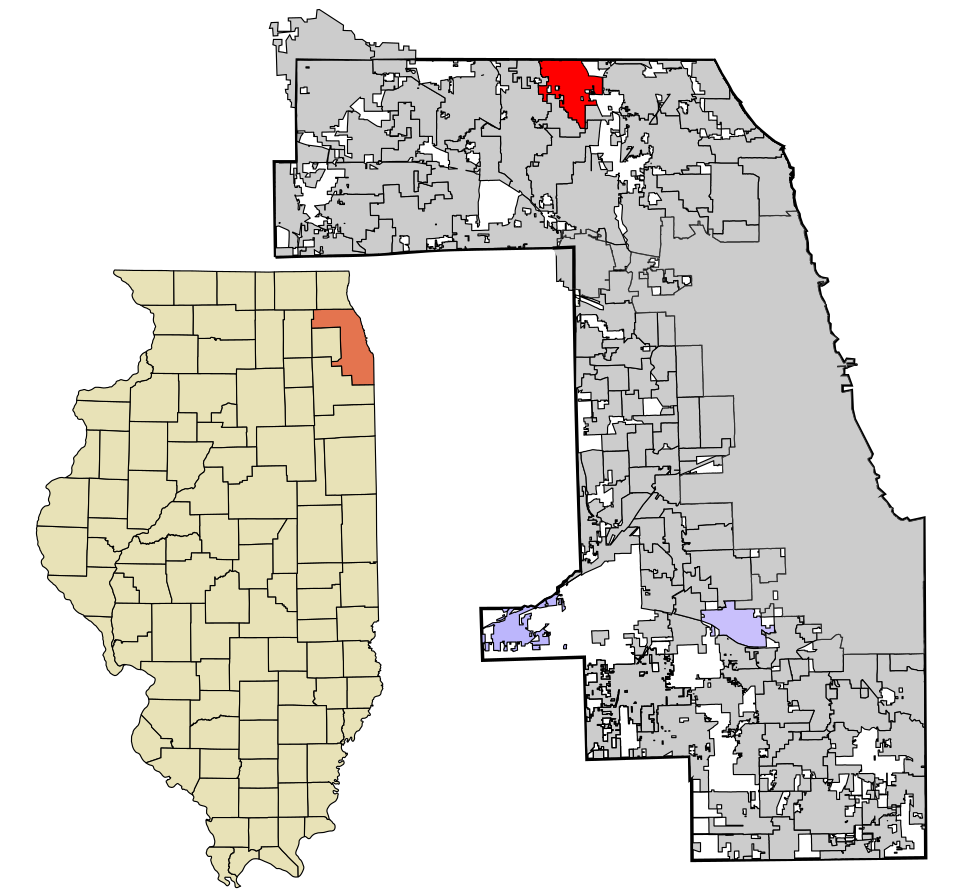 Locator map of Wheeling
