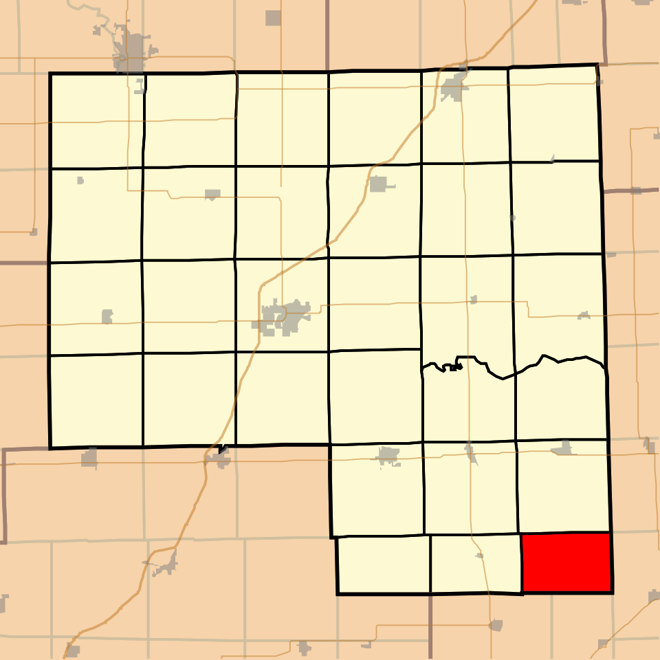 Locator map of Germanville