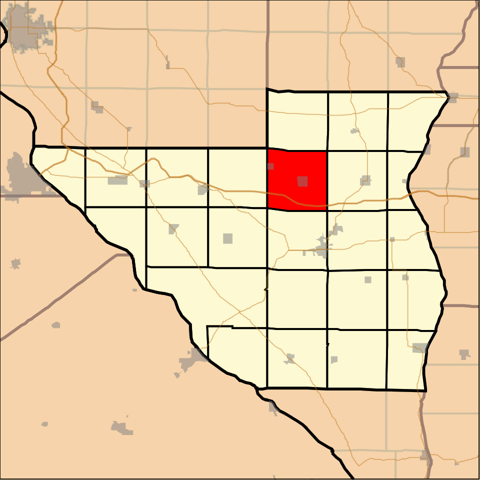 Locator map of New Salem