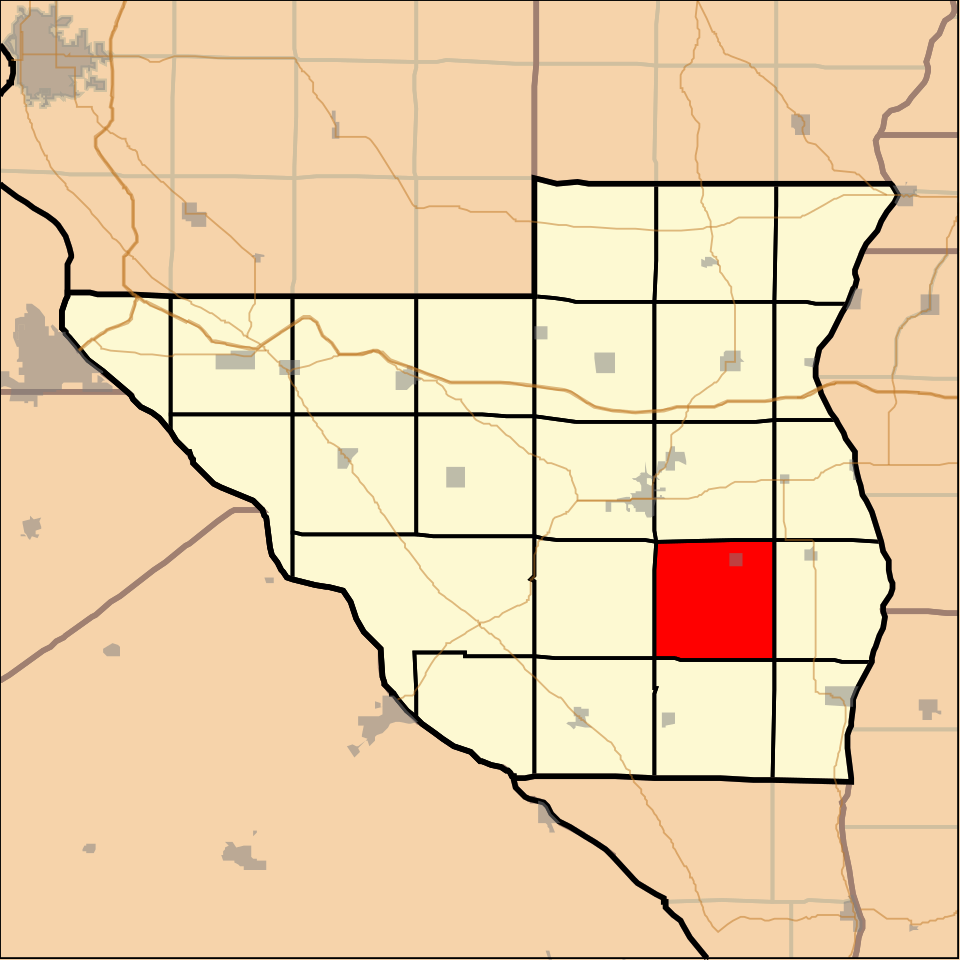Locator map of Hardin