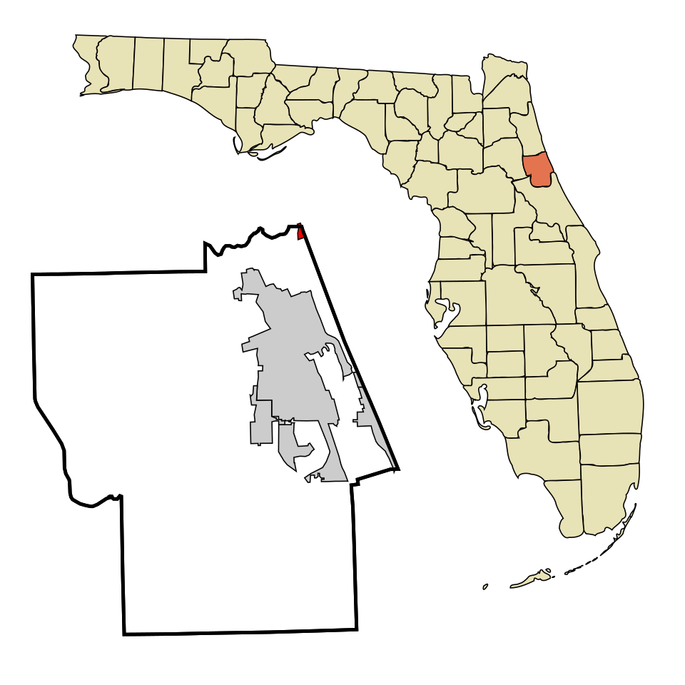 Locator map of Marineland