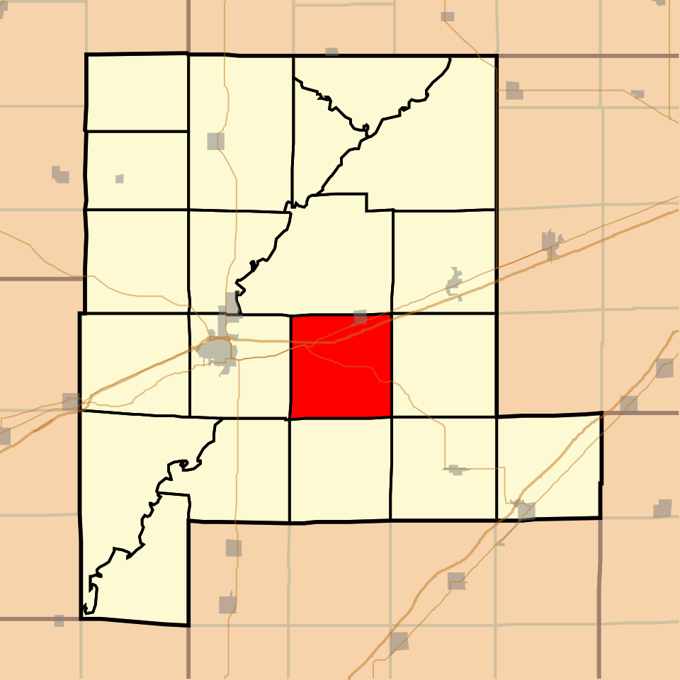 Locator map of Otego