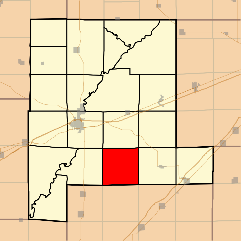 Locator map of Wilberton