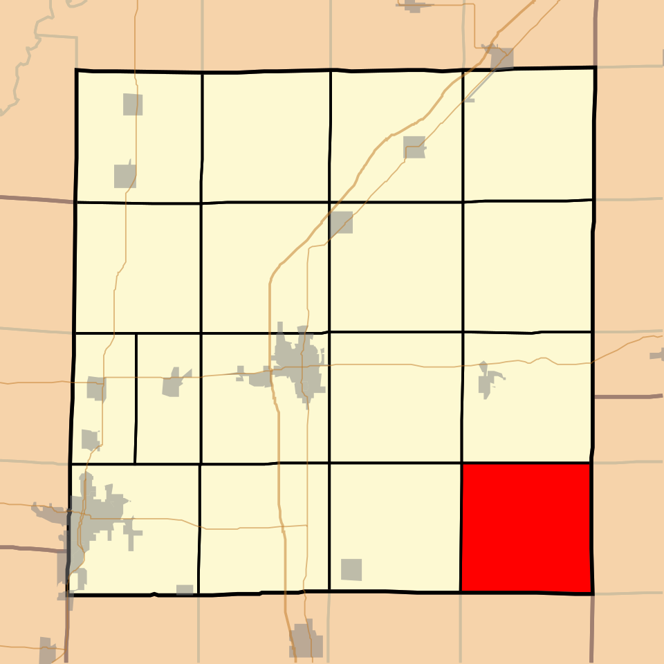 Locator map of Romine