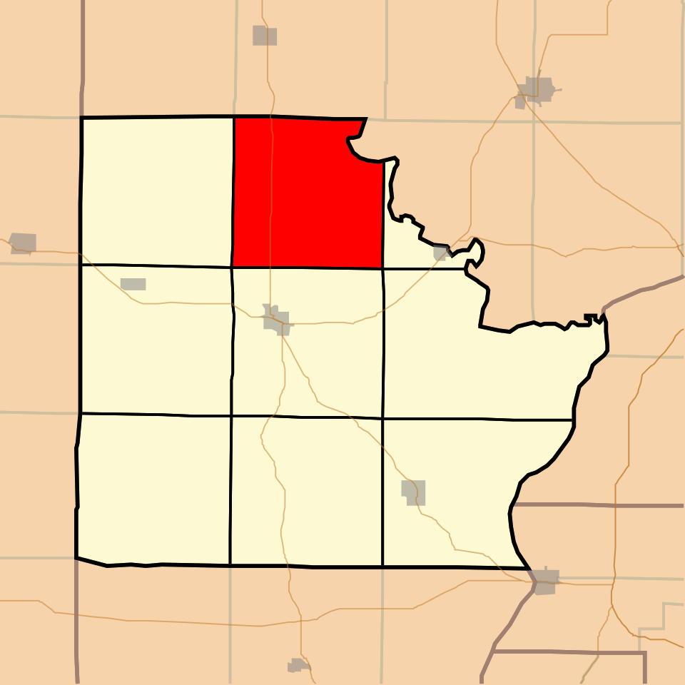 Locator map of Missouri