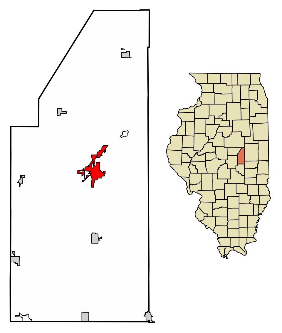 Locator map of Monticello