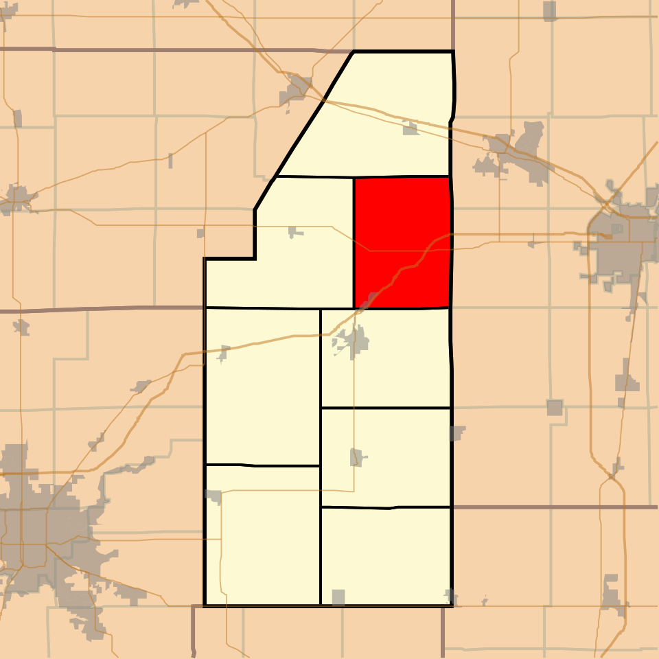 Locator map of Sangamon