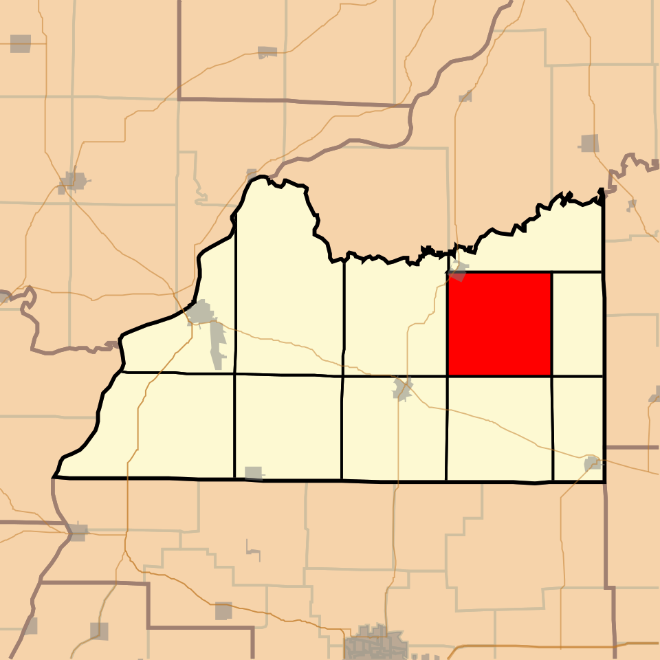 Locator map of Panther Creek