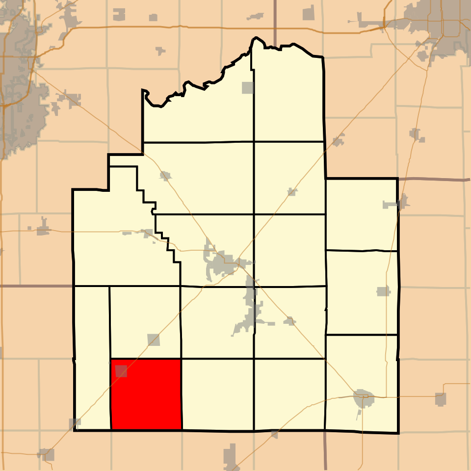 Locator map of Ricks