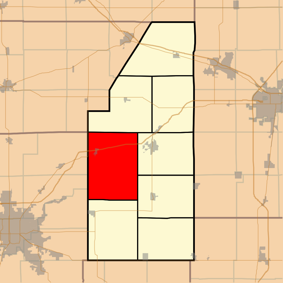 Locator map of Willow Branch
