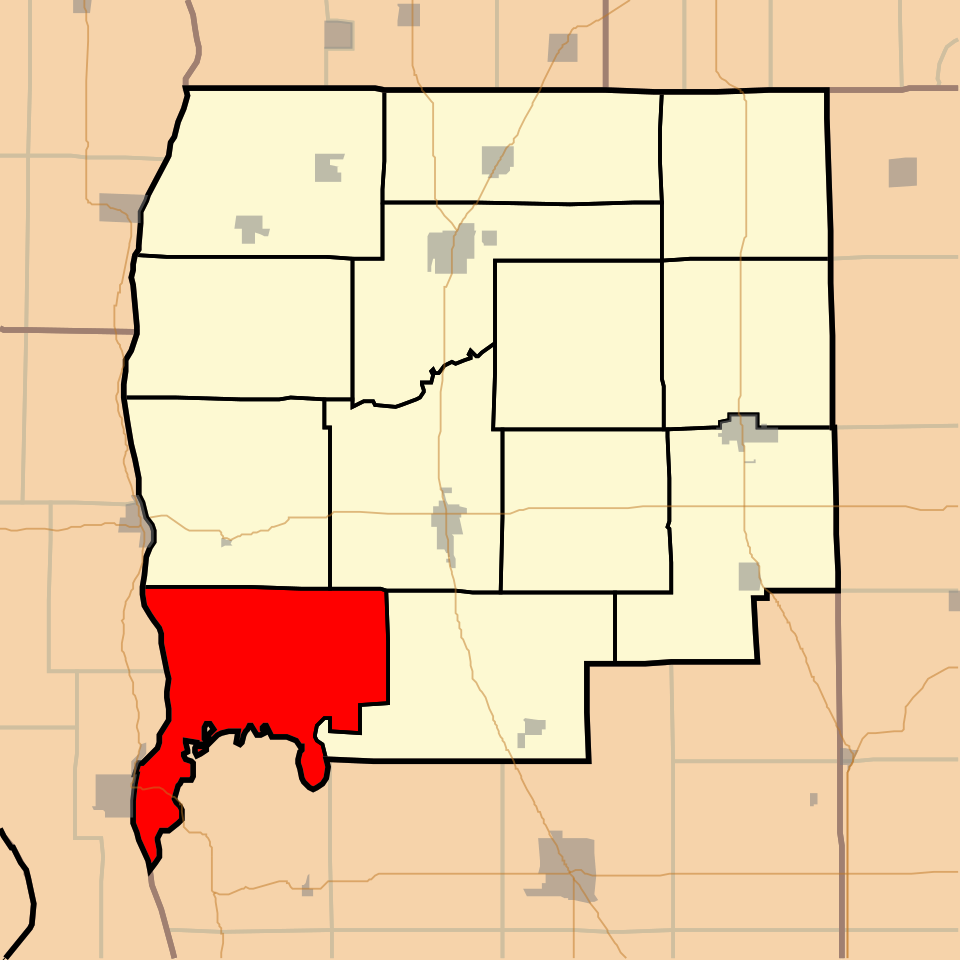 Locator map of Woodville