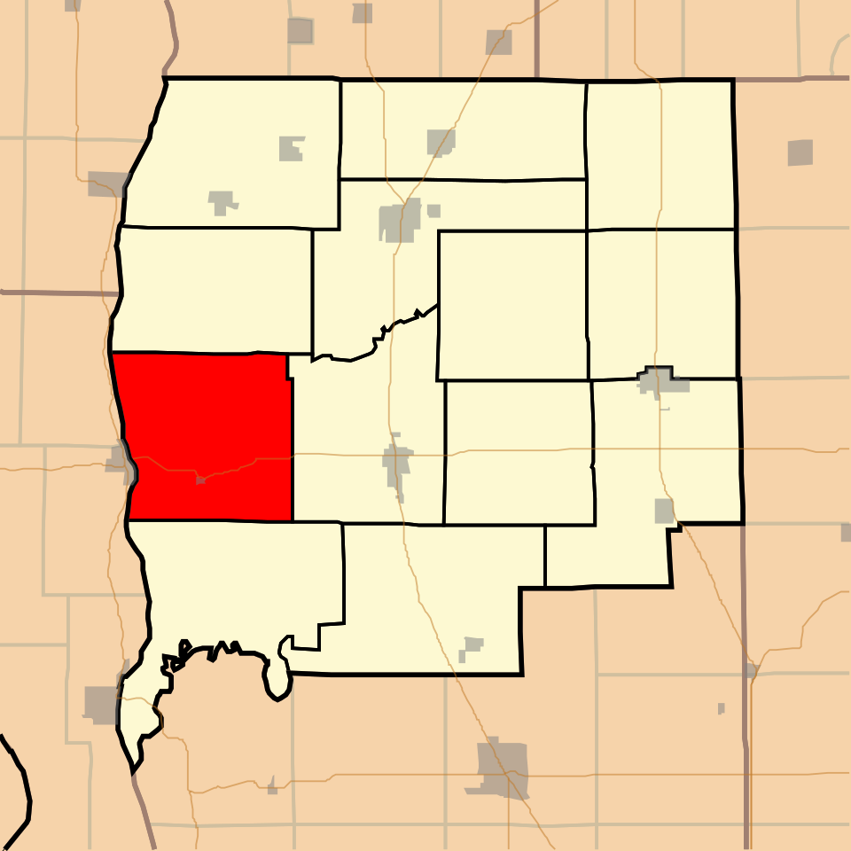 Locator map of Bluffdale