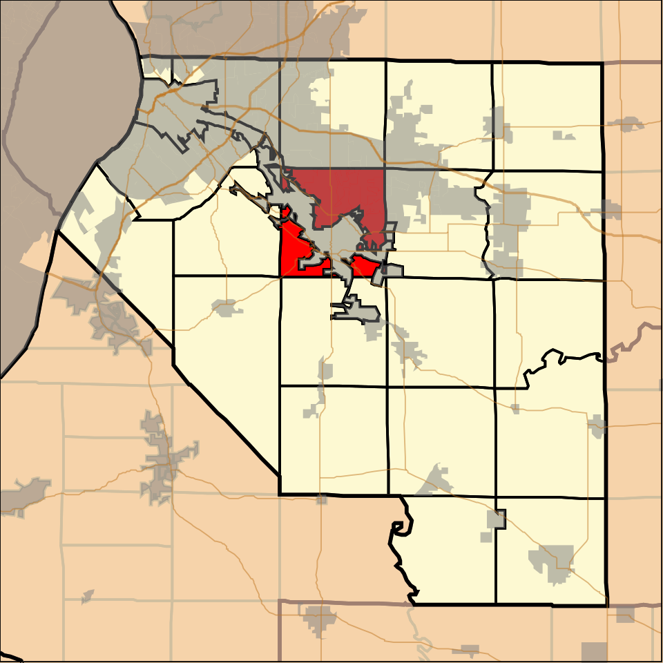 Map of St. Clair