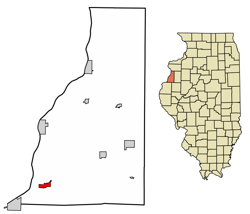 Locator map of Lomax