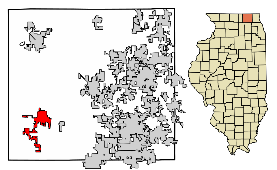 Locator map of Marengo