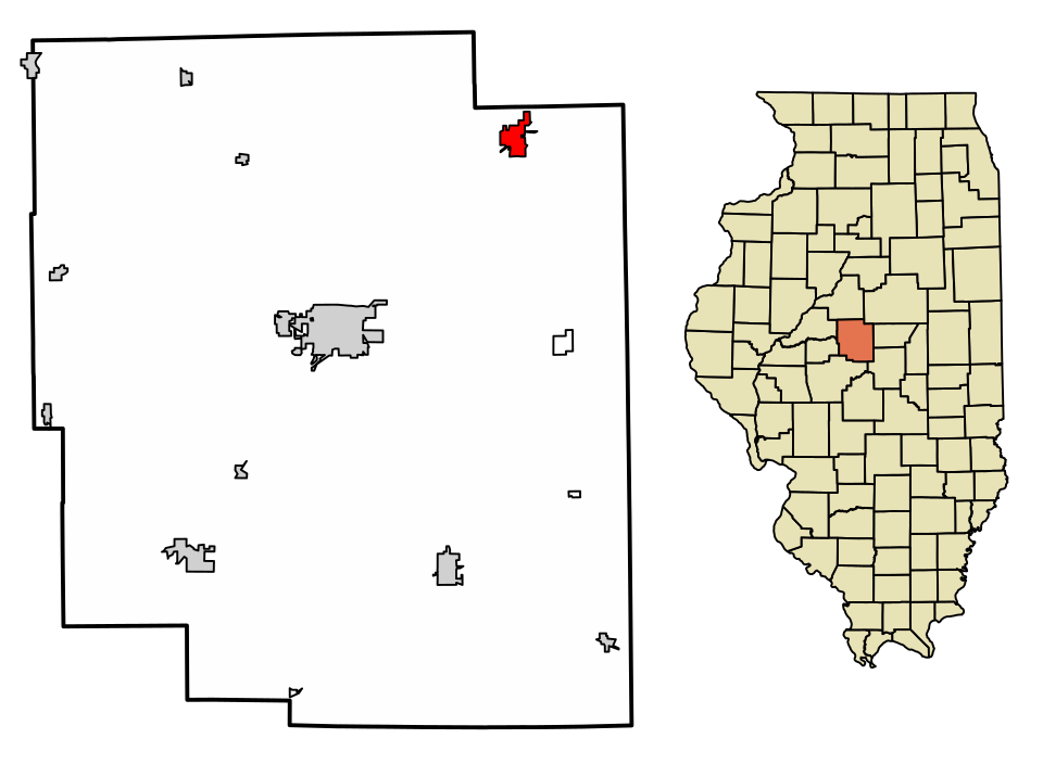 Locator map of Atlanta
