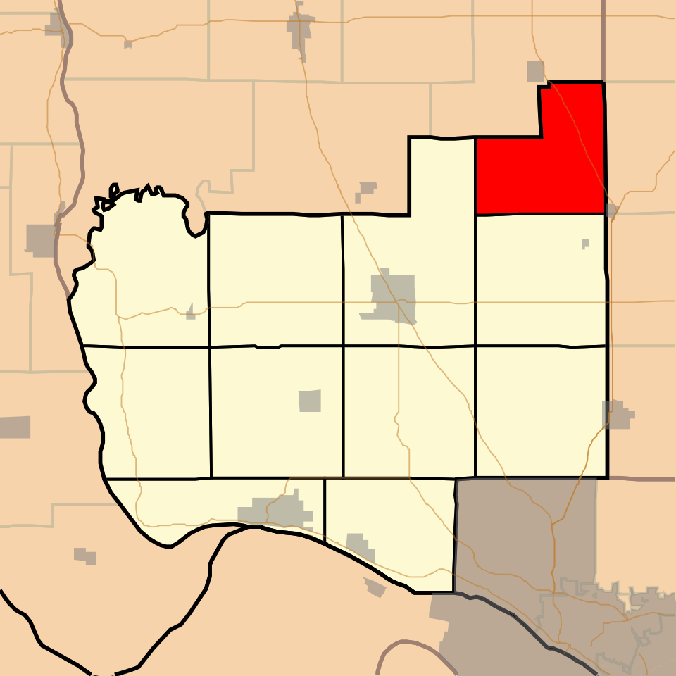 Locator map of Ruyle