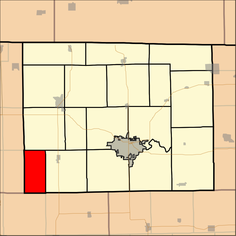 Locator map of Jefferson