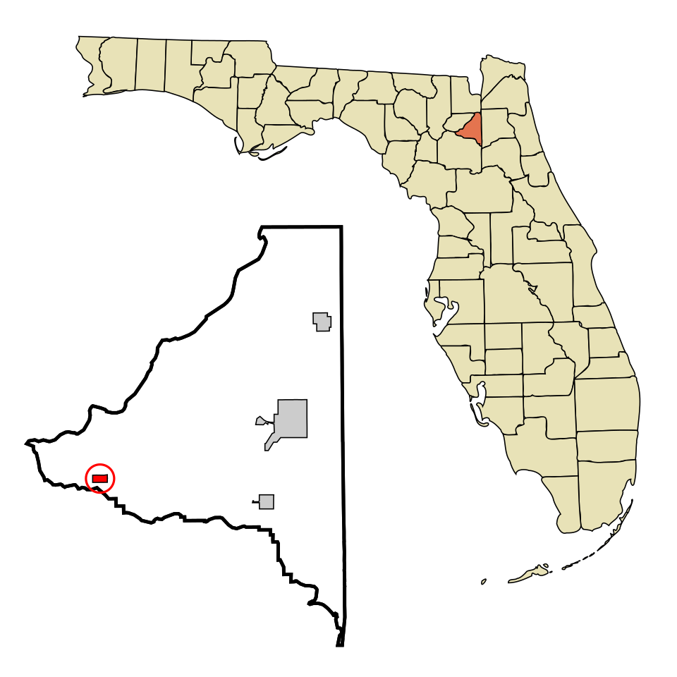Locator map of Brooker