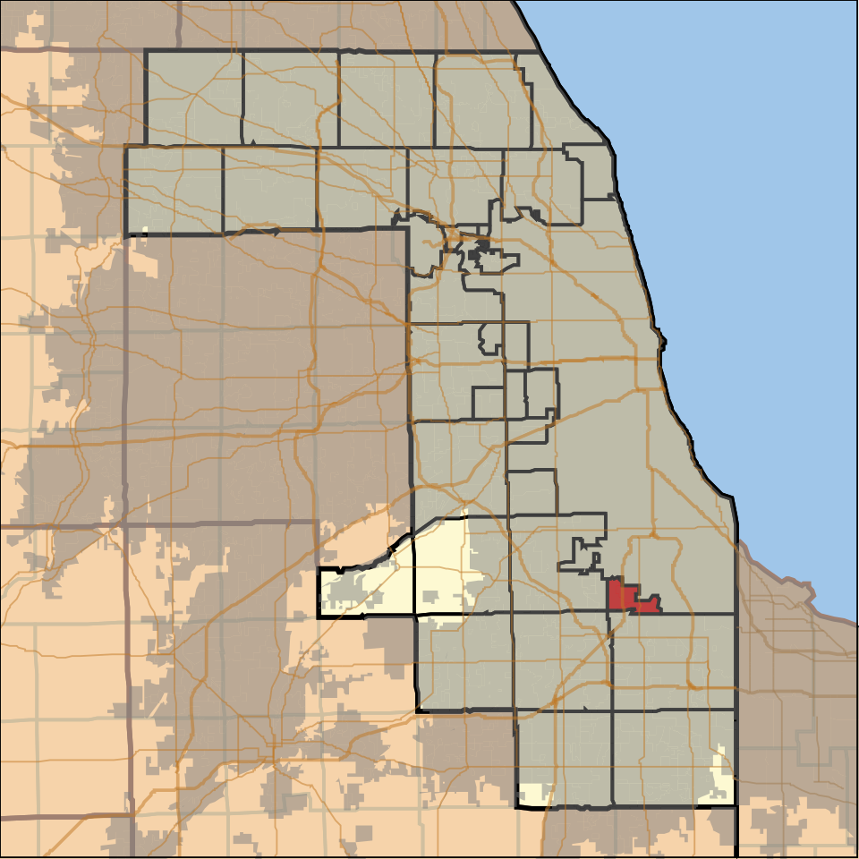 Locator map of Calumet
