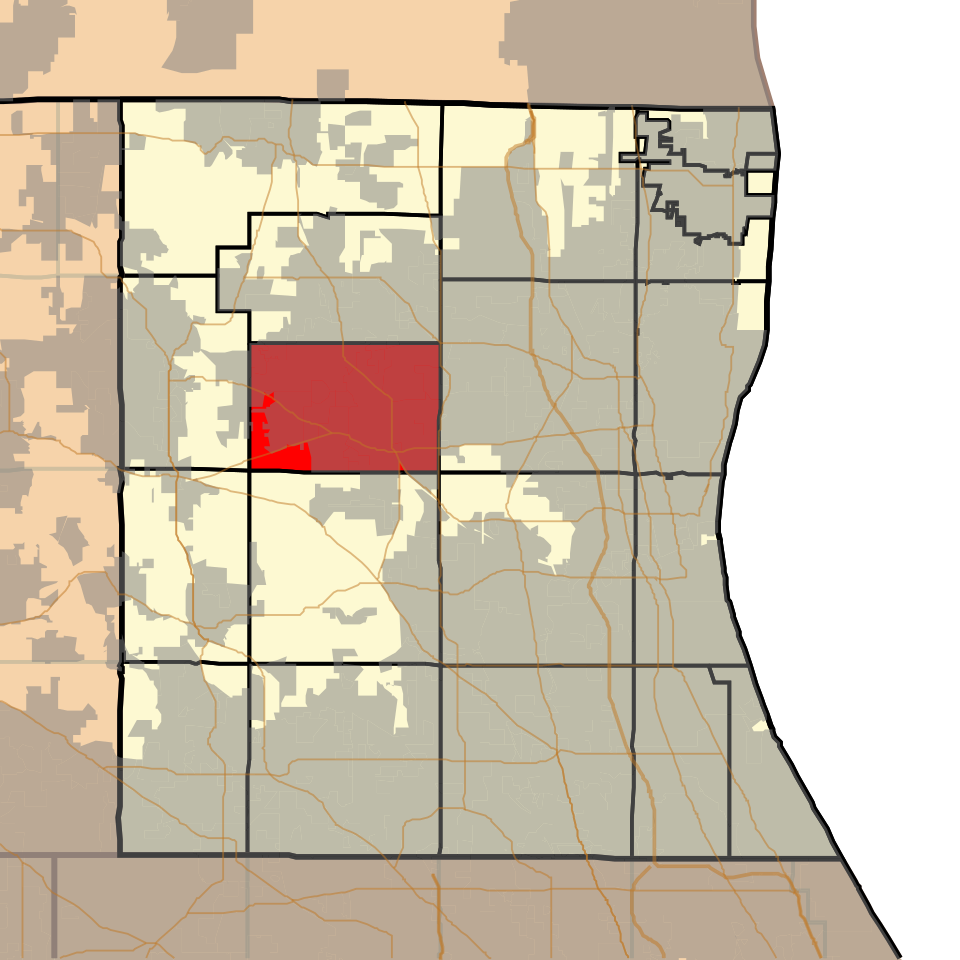 Locator map of Avon