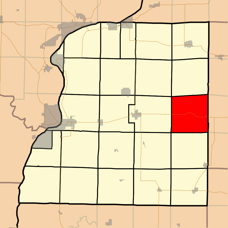 Locator map of Hancock
