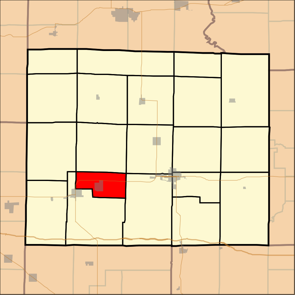 Locator map of Arrington