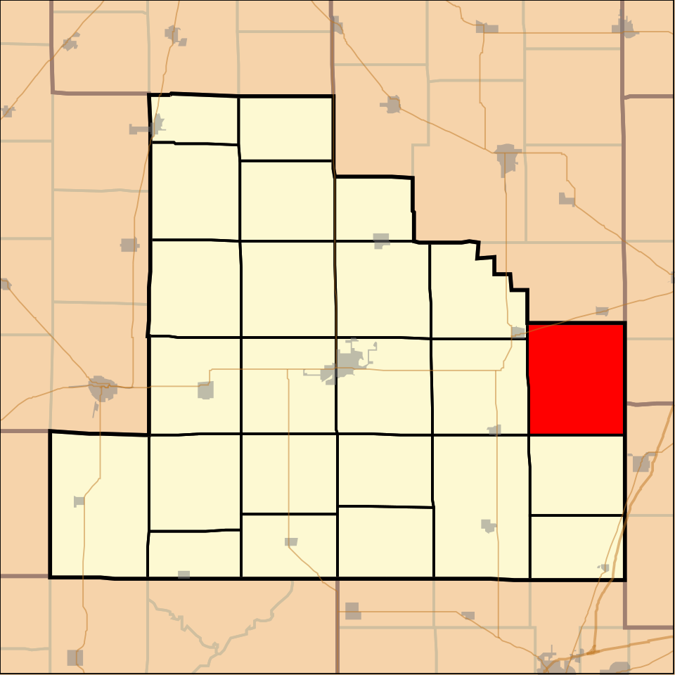 Locator map of Ash Grove
