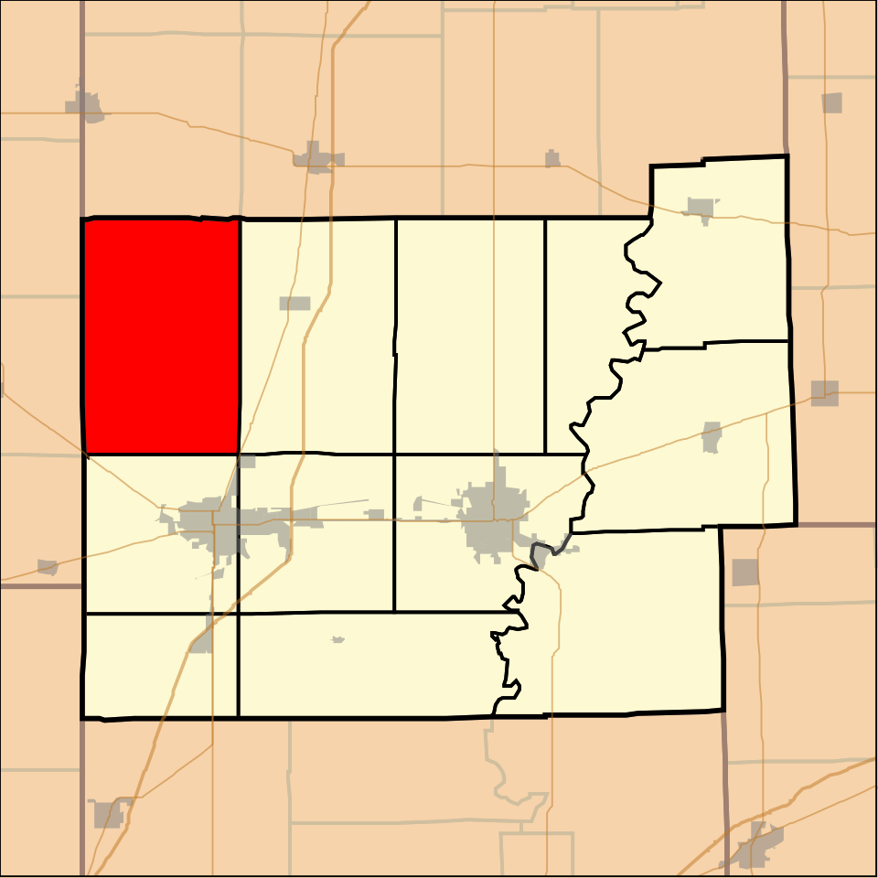 Locator map of North Okaw