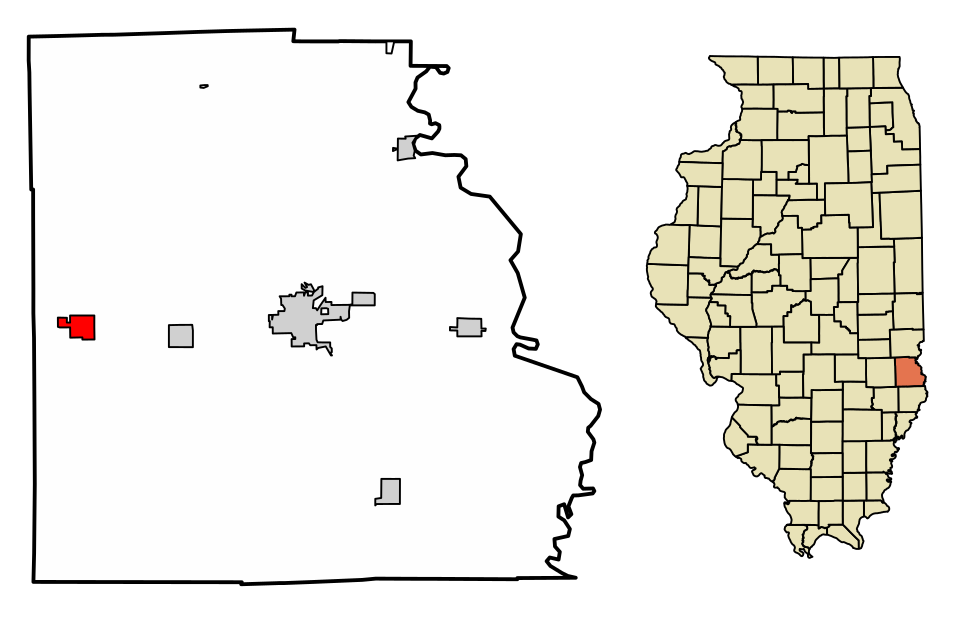 Locator map of Oblong