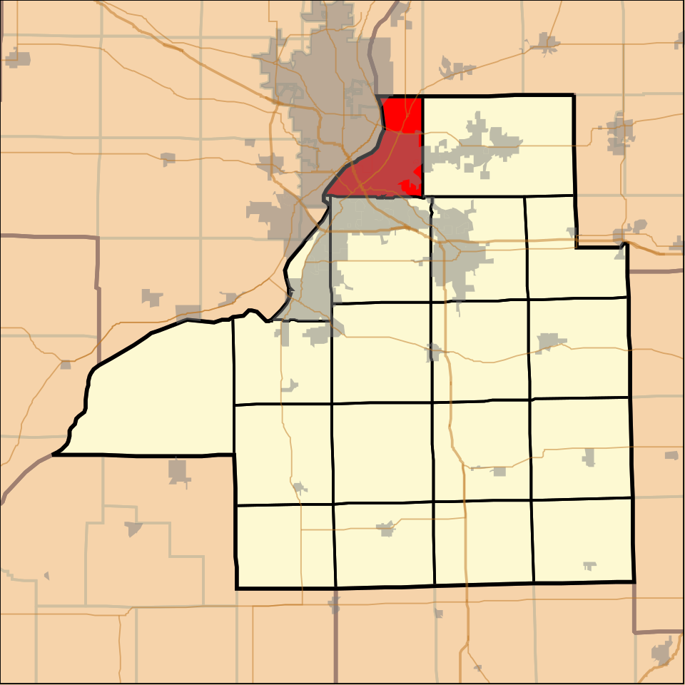 Locator map of Fondulac