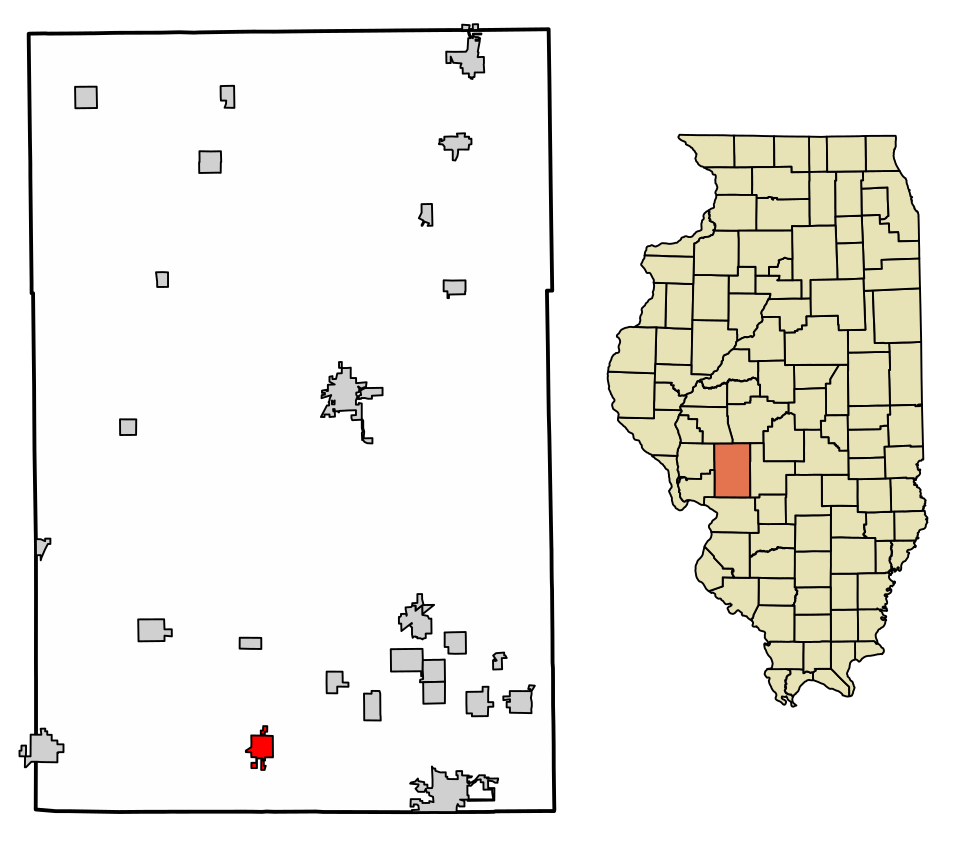 Locator map of Bunker Hill