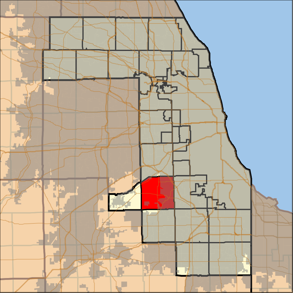 Locator map of Palos