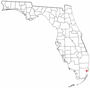 Map of West Miami