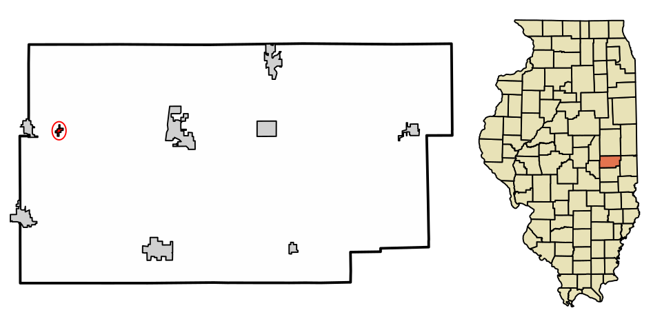Locator map of Garrett