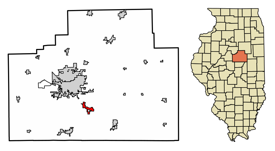 Locator map of Downs