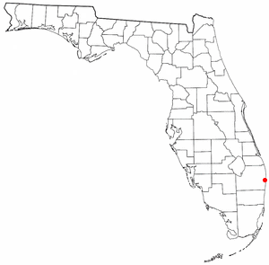 Locator map of Ocean Ridge