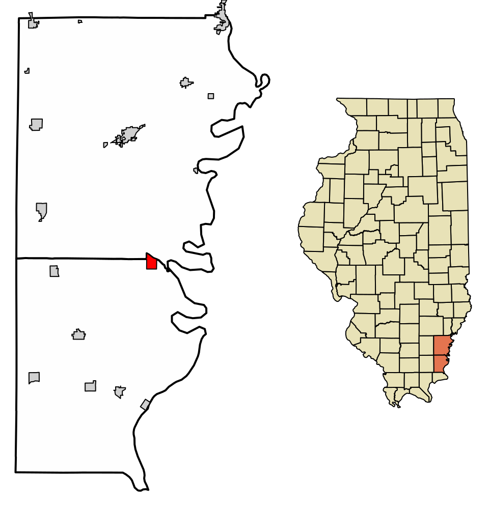 Locator map of New Haven
