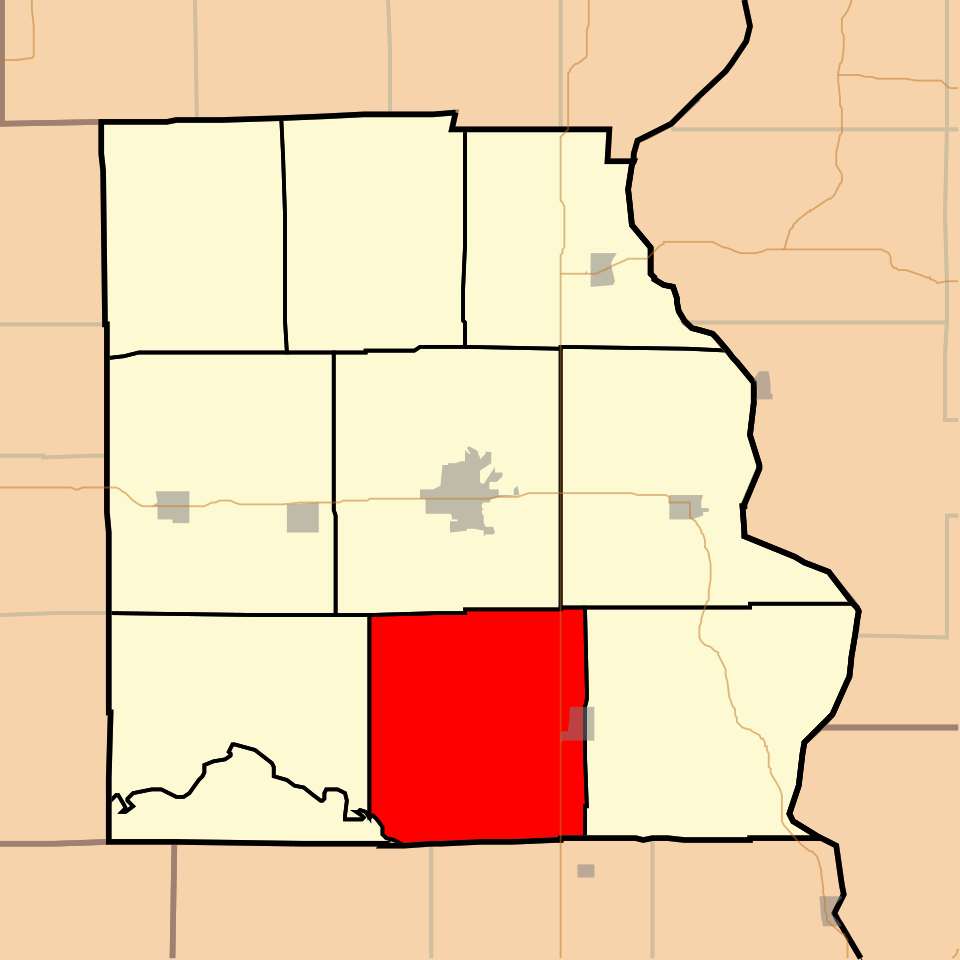 Locator map of Honey Creek