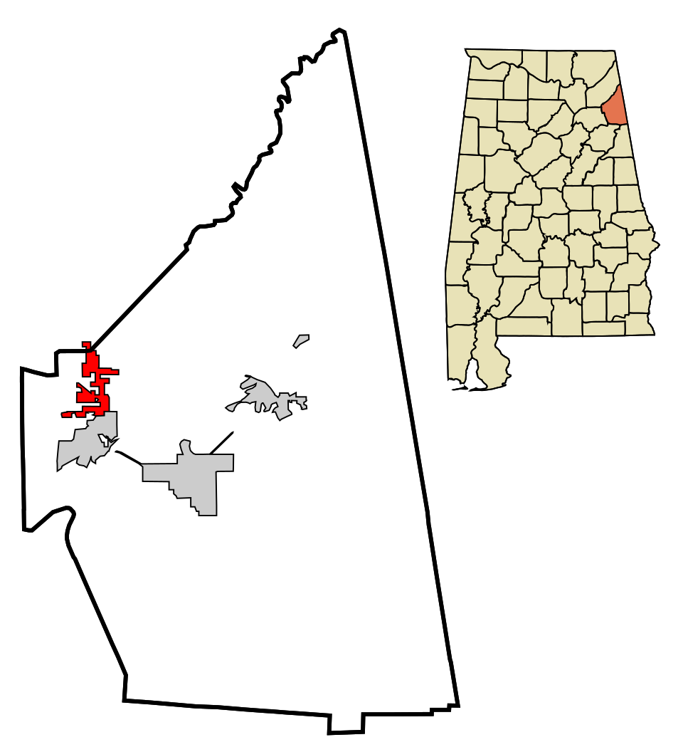 Locator map of Sand Rock