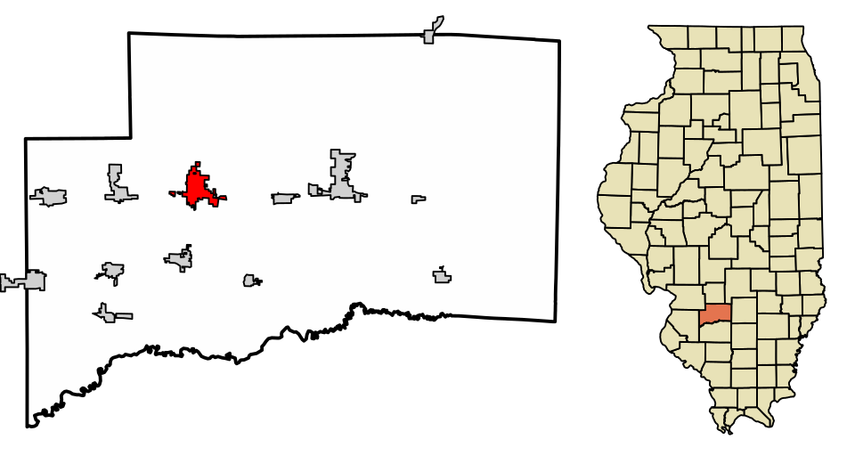 Map of Breese